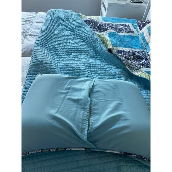 Boho colorful Lauren Hart coverlet and pillow shams queen/full size - Picture 8 of 13